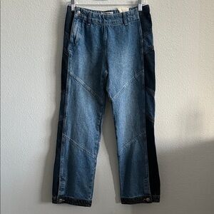 We The Free by Free People “Moonlit Moto Slim Boot” Jeans Size 26